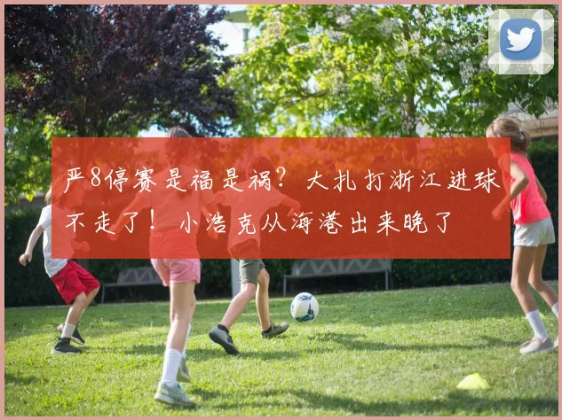 严8停赛是福是祸?大扎打浙江进球不走了!小浩克从海港出来晚了